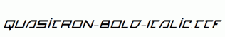 Quasitron-Bold-Italic.ttf