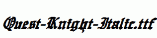 Quest-Knight-Italic.ttf