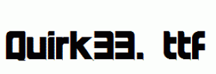 Quirk33.ttf