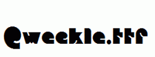 Qweckle.ttf