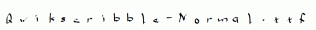 Qwikscribble-Normal.ttf