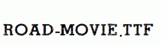 ROAD-MOVIE.ttf