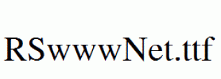 RSwwwNet.ttf