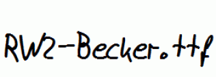 RW2-Becker.ttf