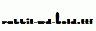Rabbit-Wd-Bold.ttf