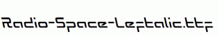 Radio-Space-Leftalic.ttf