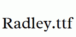 Radley.ttf