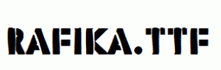 Rafika.ttf
