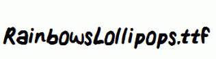 RainbowsLollipops.ttf