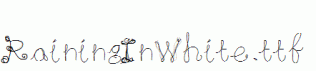 RainingInWhite.ttf