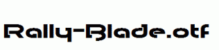 Rally-Blade.otf