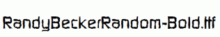 RandyBeckerRandom-Bold.ttf