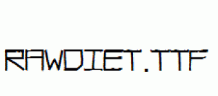 RawDiet.ttf