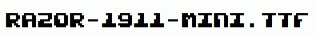 Razor-1911-Mini.ttf