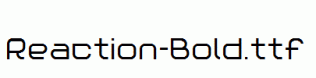 Reaction-Bold.ttf