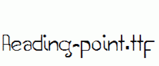 Reading-point.ttf