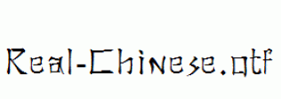 Real-Chinese.otf