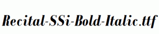 Recital-SSi-Bold-Italic.ttf