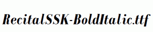 RecitalSSK-BoldItalic.ttf