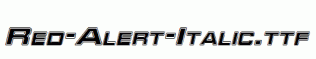 Red-Alert-Italic.ttf