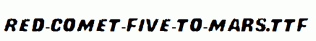 Red-Comet-Five-to-Mars.ttf