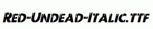 Red-Undead-Italic.ttf