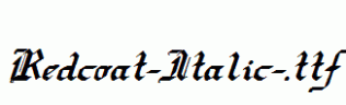 Redcoat-Italic-.ttf
