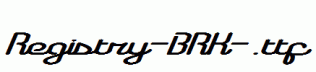 Registry-BRK-.ttf