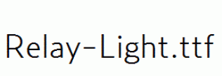 Relay-Light.ttf