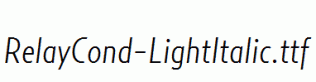 RelayCond-LightItalic.ttf