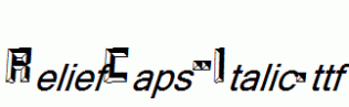ReliefCaps-Italic.ttf