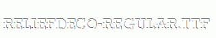 ReliefDeco-Regular.ttf