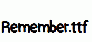 Remember.ttf