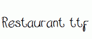 Restaurant.ttf