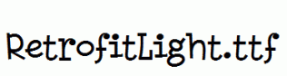 RetrofitLight.ttf