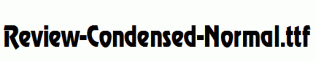 Review-Condensed-Normal.ttf