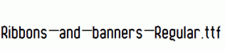 Ribbons-and-banners-Regular.ttf
