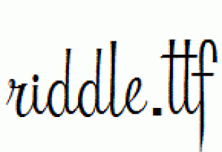 Riddle.ttf