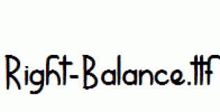 Right-Balance.ttf