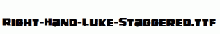 Right-Hand-Luke-Staggered.ttf
