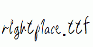 RightPlace.ttf