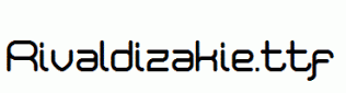 Rivaldizakie.ttf