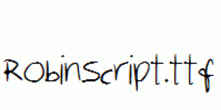 RobinScript.ttf