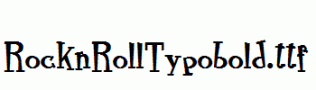 RocknRollTypobold.ttf