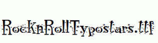 RocknRollTypostars.ttf