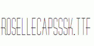 RoselleCapsSSK.ttf