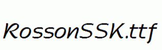 RossonSSK.ttf