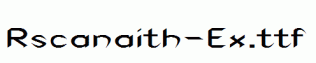 Rscanaith-Ex.ttf