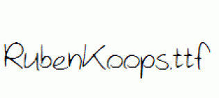RubenKoops.ttf