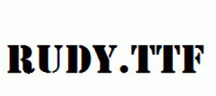 Rudy.ttf